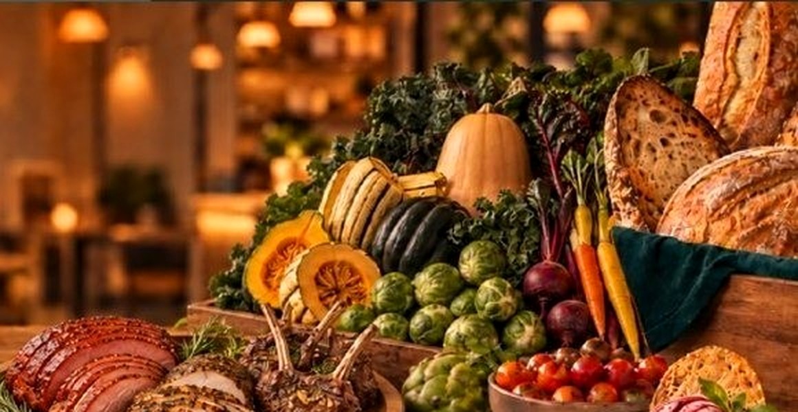 Fresh produce, breads, and restaurant ingredients for Market Corner